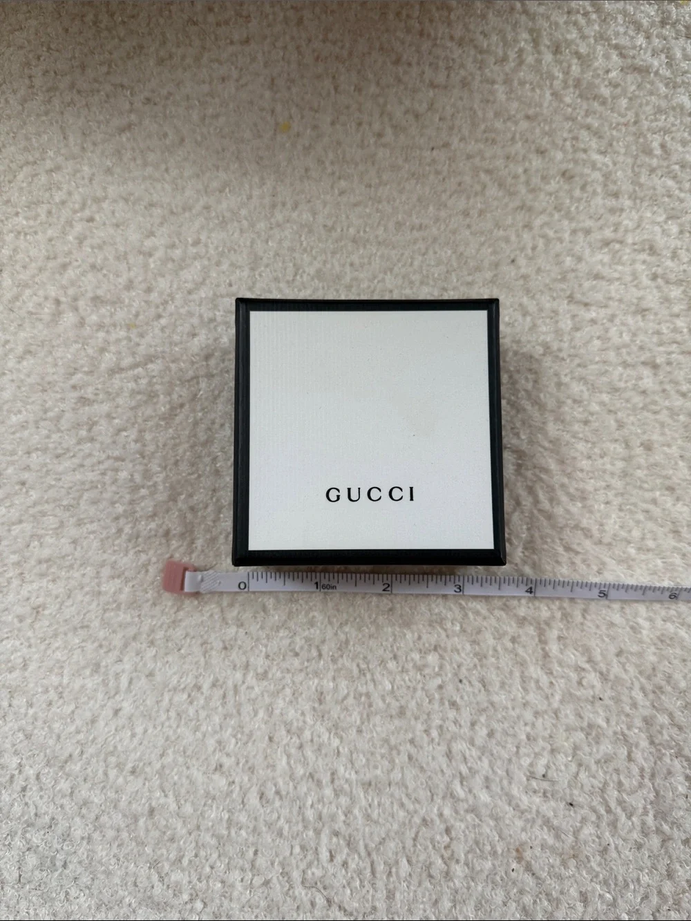Gucci White and Black Branded Box